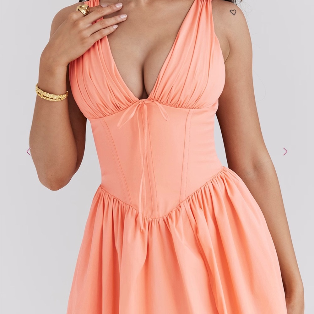 EMMELINA Sorbet Cotton Corset Sundress - Picture 4 of 6